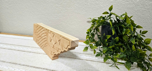 TN State Shape with Flag Engraved Sign | Maple, Cherry, or Walnut Wood | 2 Size Options