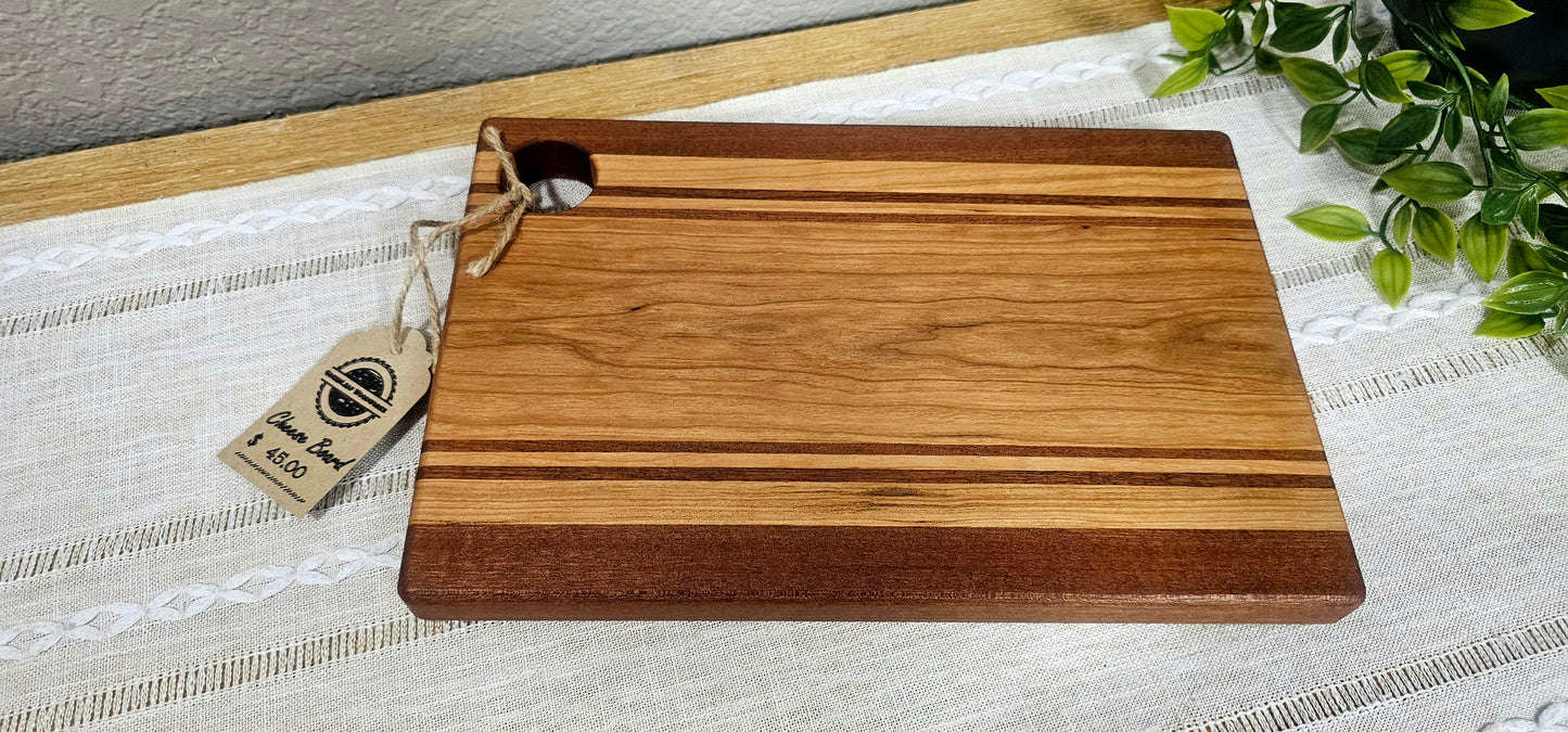 Cheese Board | African Sapele & Cherry Woods