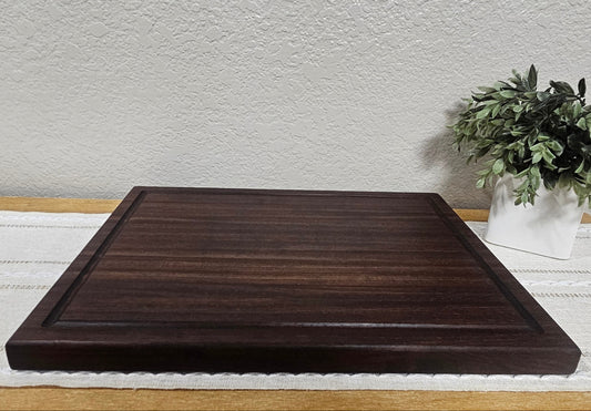 Peruvian Walnut Edge Grain Cutting Board