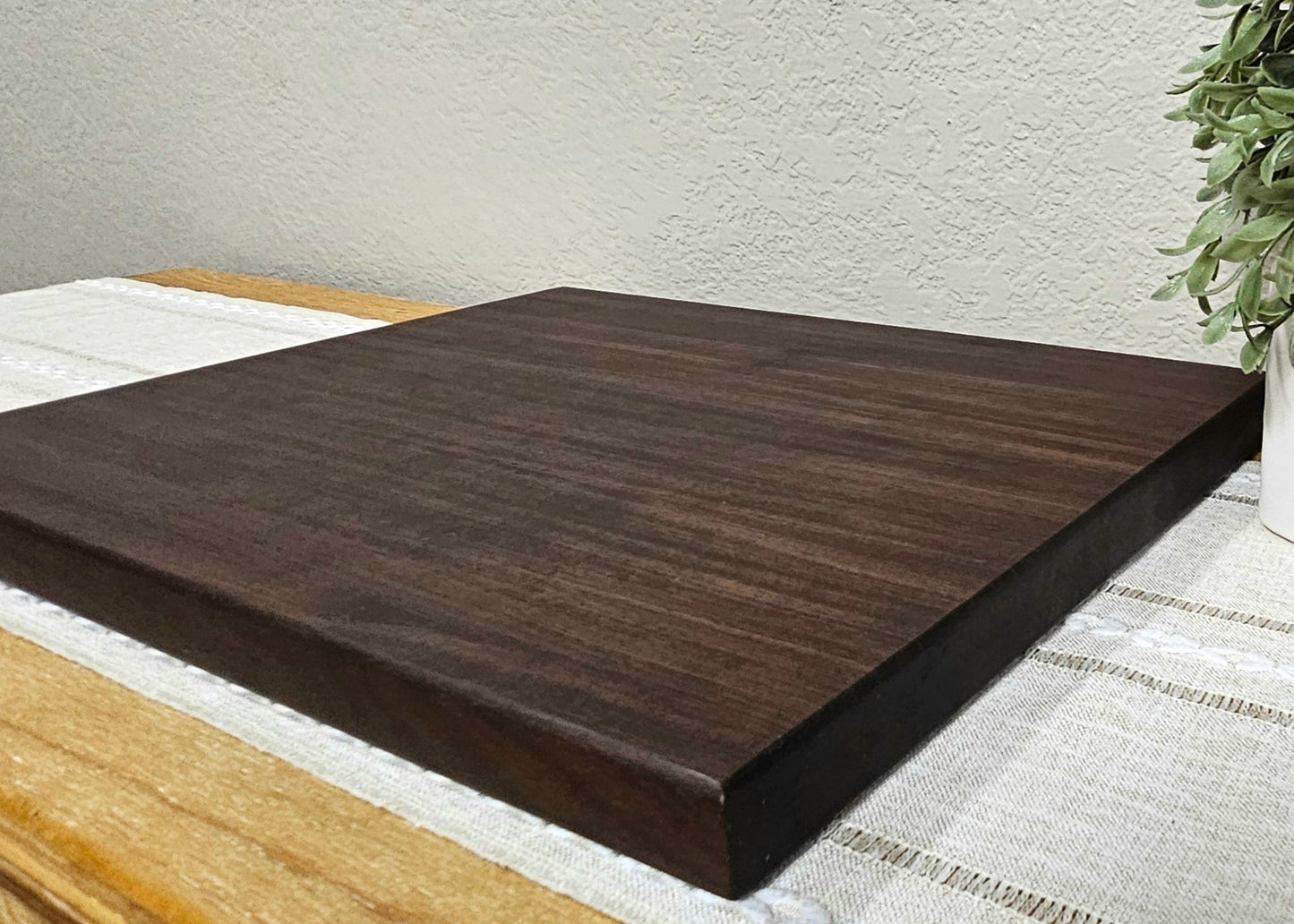 Peruvian Walnut Edge Grain Cutting Board