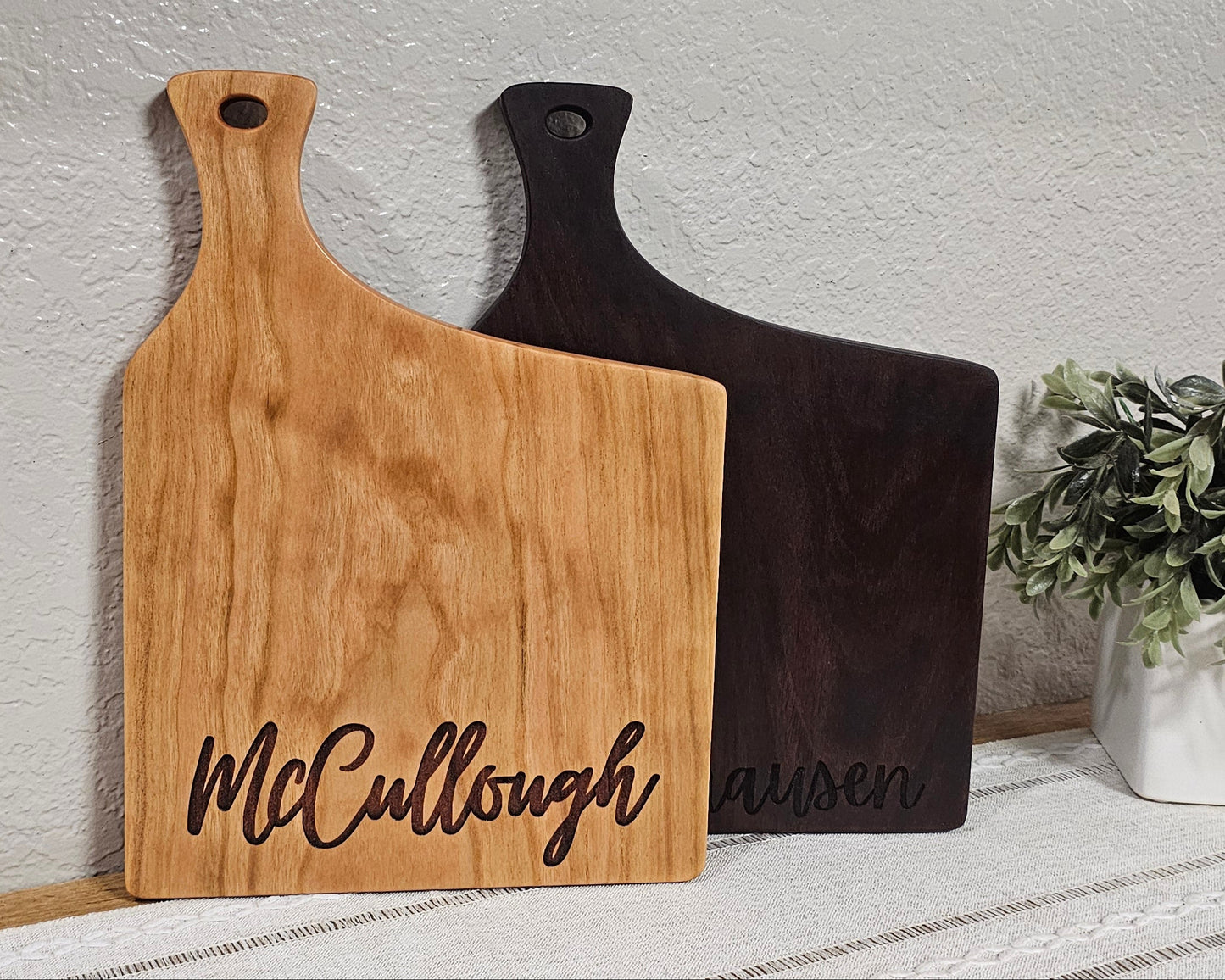 Personalized Charcuterie Board | Multiple Wood Color & Style Options