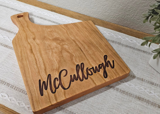 Personalized Charcuterie Board | Multiple Wood Color & Style Options