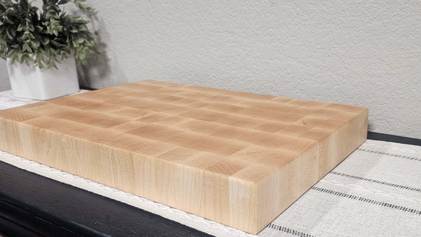 Maple End Grain Cutting Board
