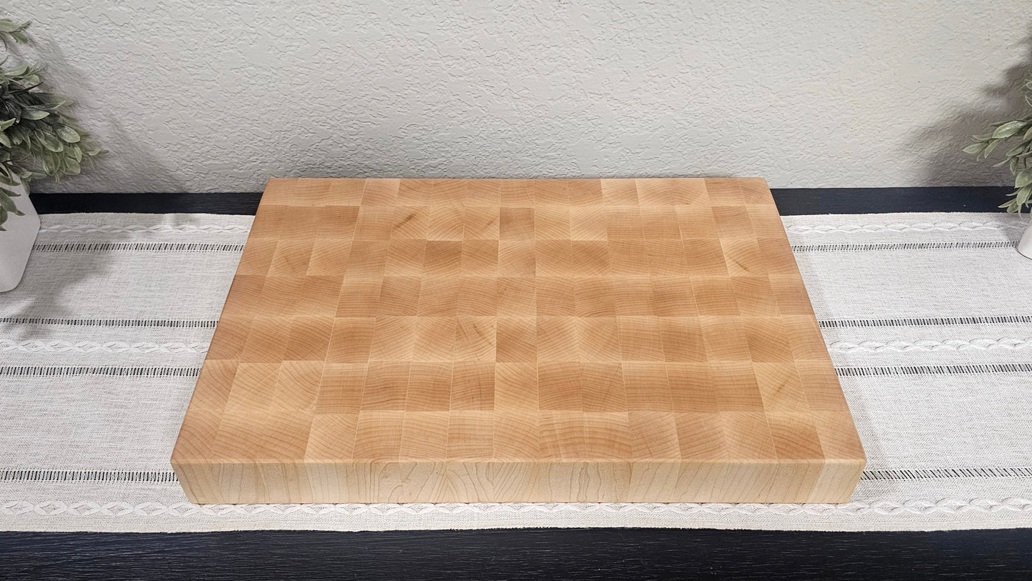 Maple End Grain Cutting Board