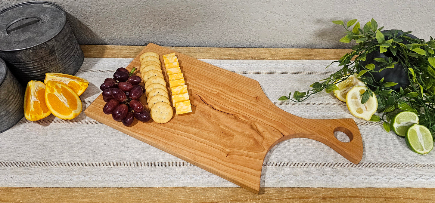 Cherry Cleaver Charcuterie board