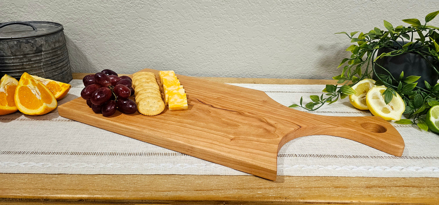 Cherry Cleaver Charcuterie board