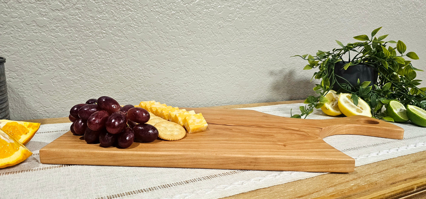 Cherry Cleaver Charcuterie board