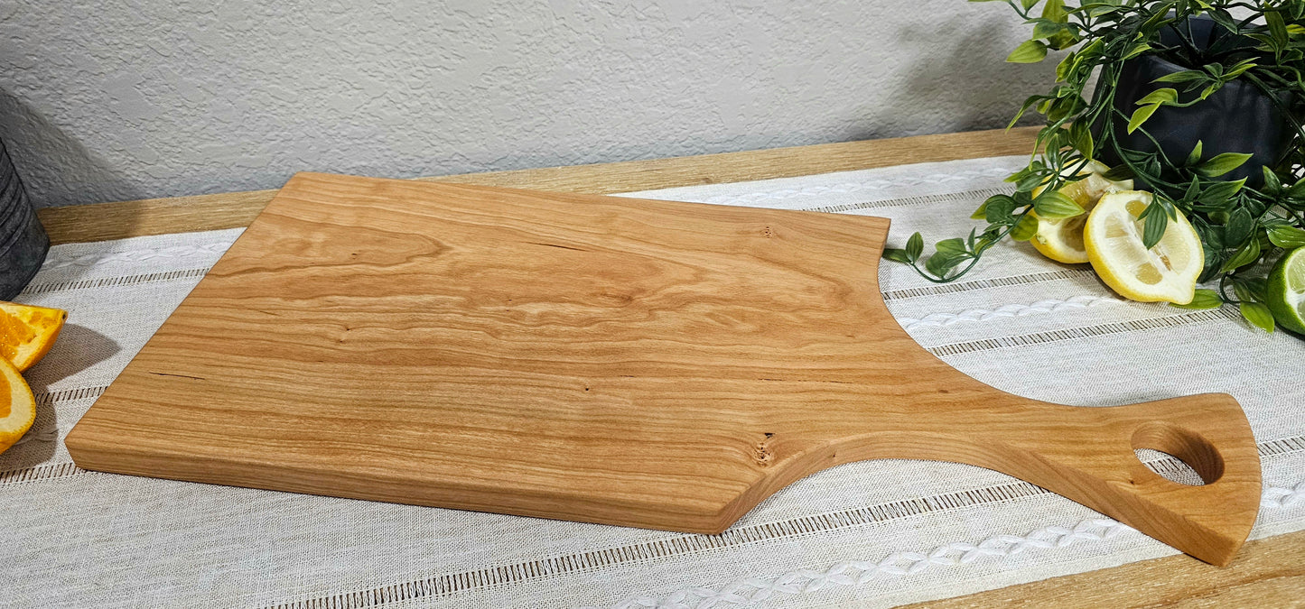 Cherry Cleaver Charcuterie board