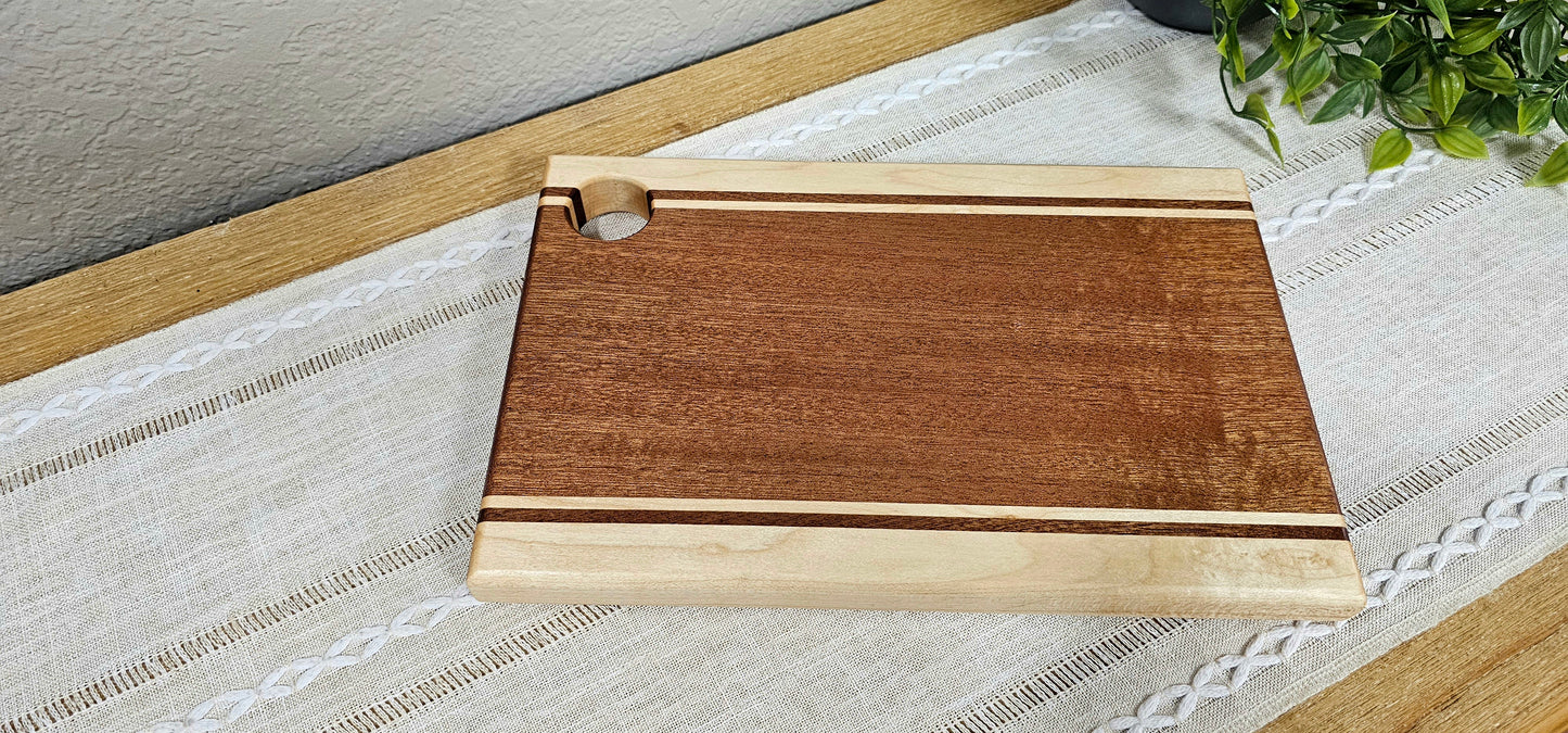 Cheese Board | African Sapele and Maple Woods