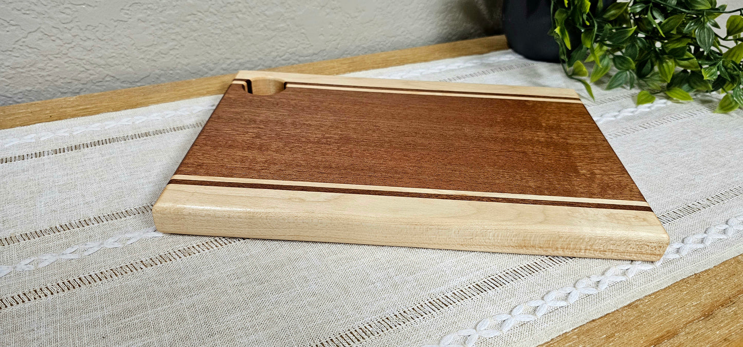 Cheese Board | African Sapele and Maple Woods