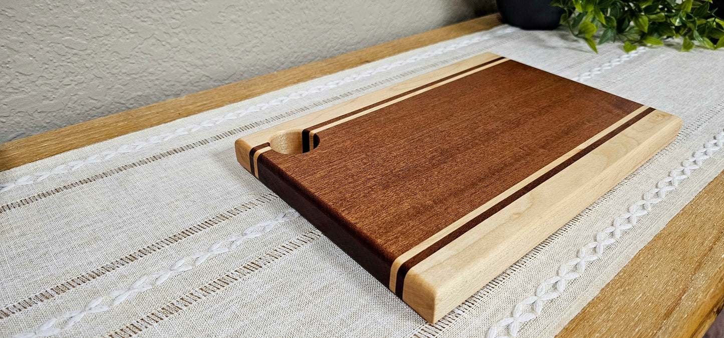 Cheese Board | African Sapele and Maple Woods