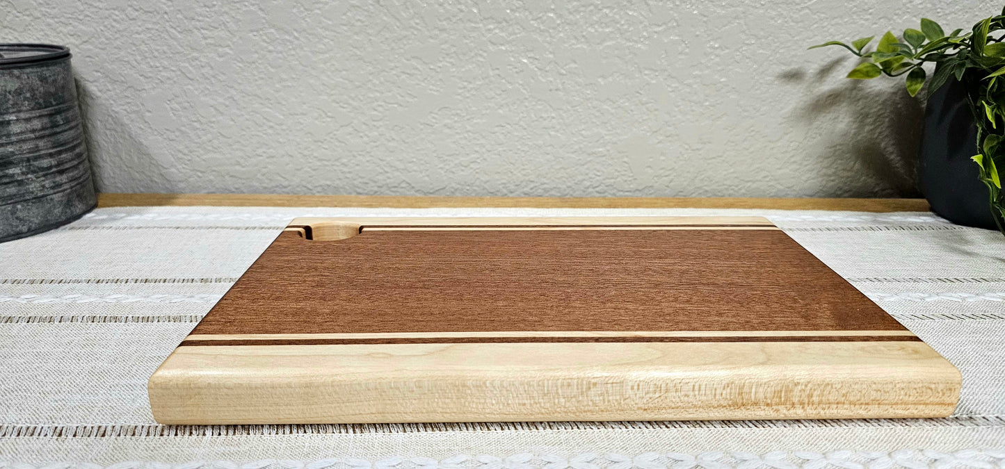 Cheese Board | African Sapele and Maple Woods