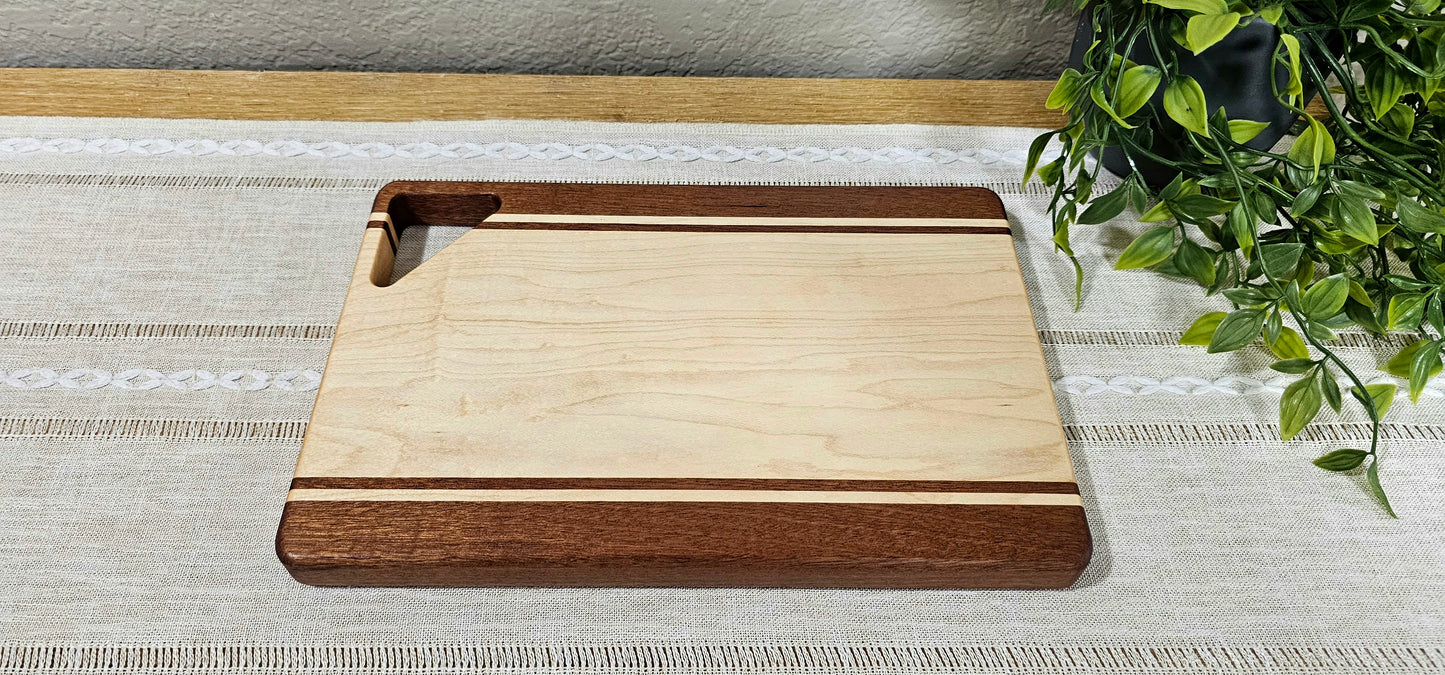 Cheese Board | African Sapele & Maple Woods