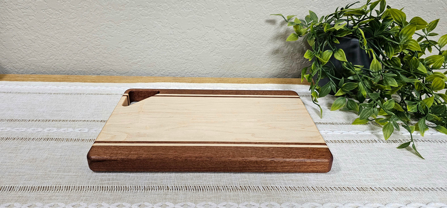 Cheese Board | African Sapele & Maple Woods