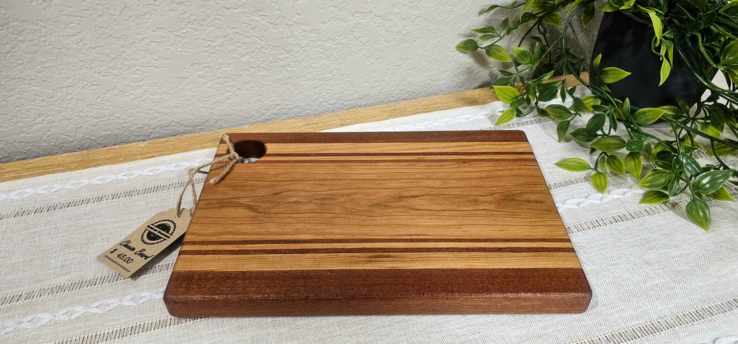 Cheese Board | African Sapele & Cherry Woods