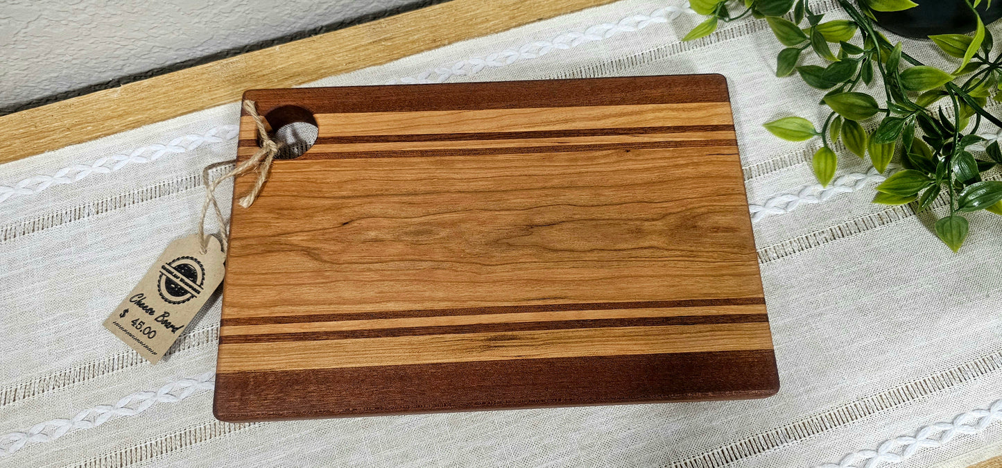 Cheese Board | African Sapele & Cherry Woods