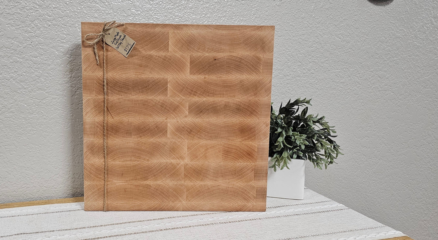 Large Maple End Grain Cutting Board