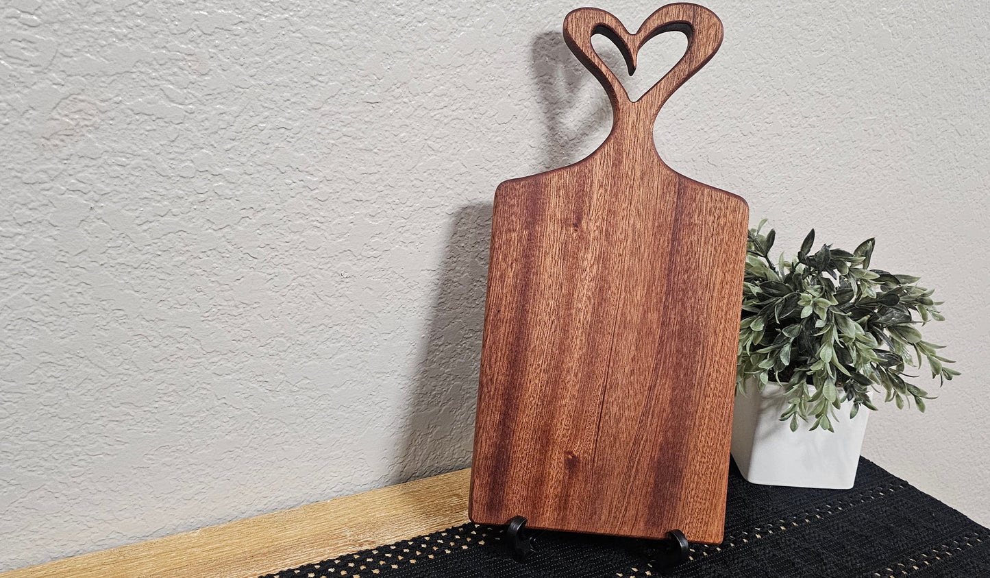 Heart Charcuterie Board with Laser Engraving Add On Style Options For Mother's Day Gift | Grandmother's Gift Option