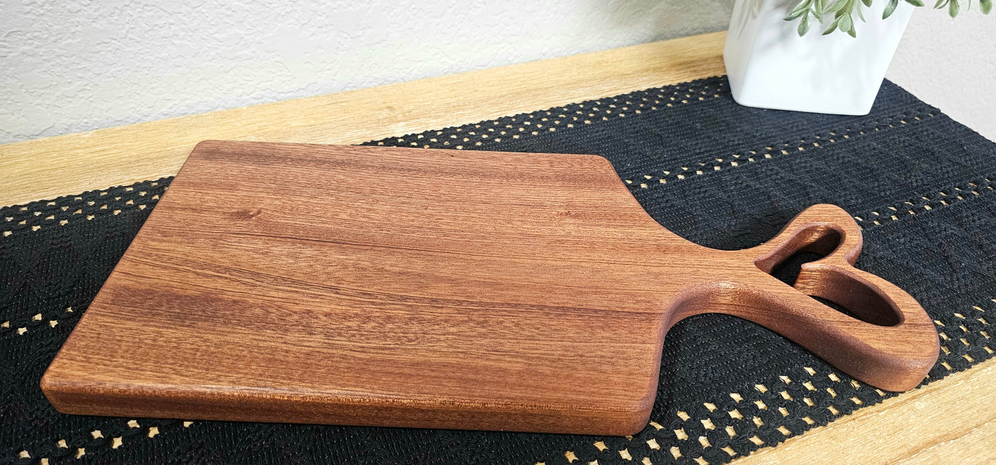 Heart Charcuterie Board with Laser Engraving Add On