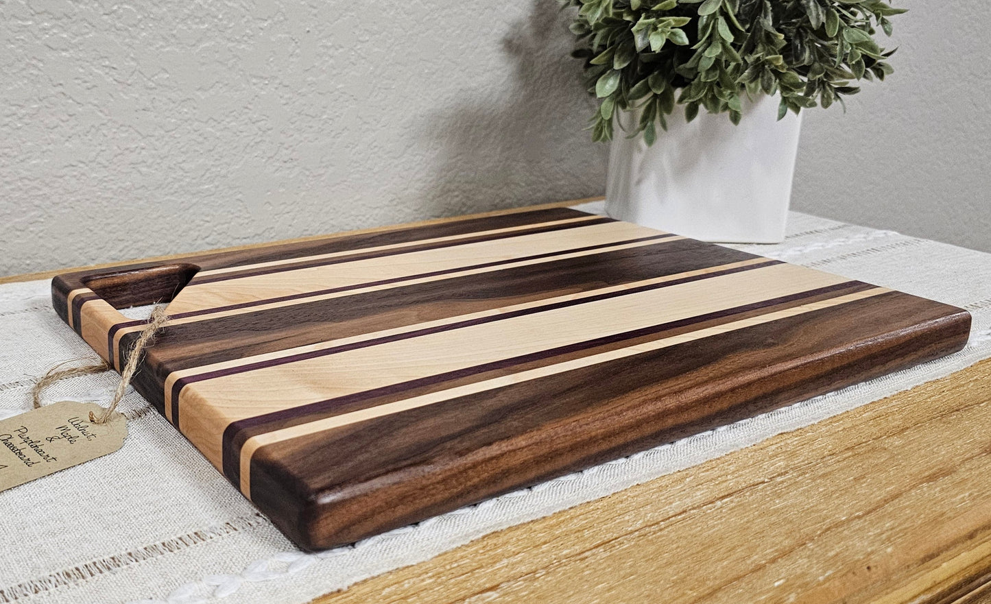 Cheese Board | Walnut, Maple, & Purpleheart