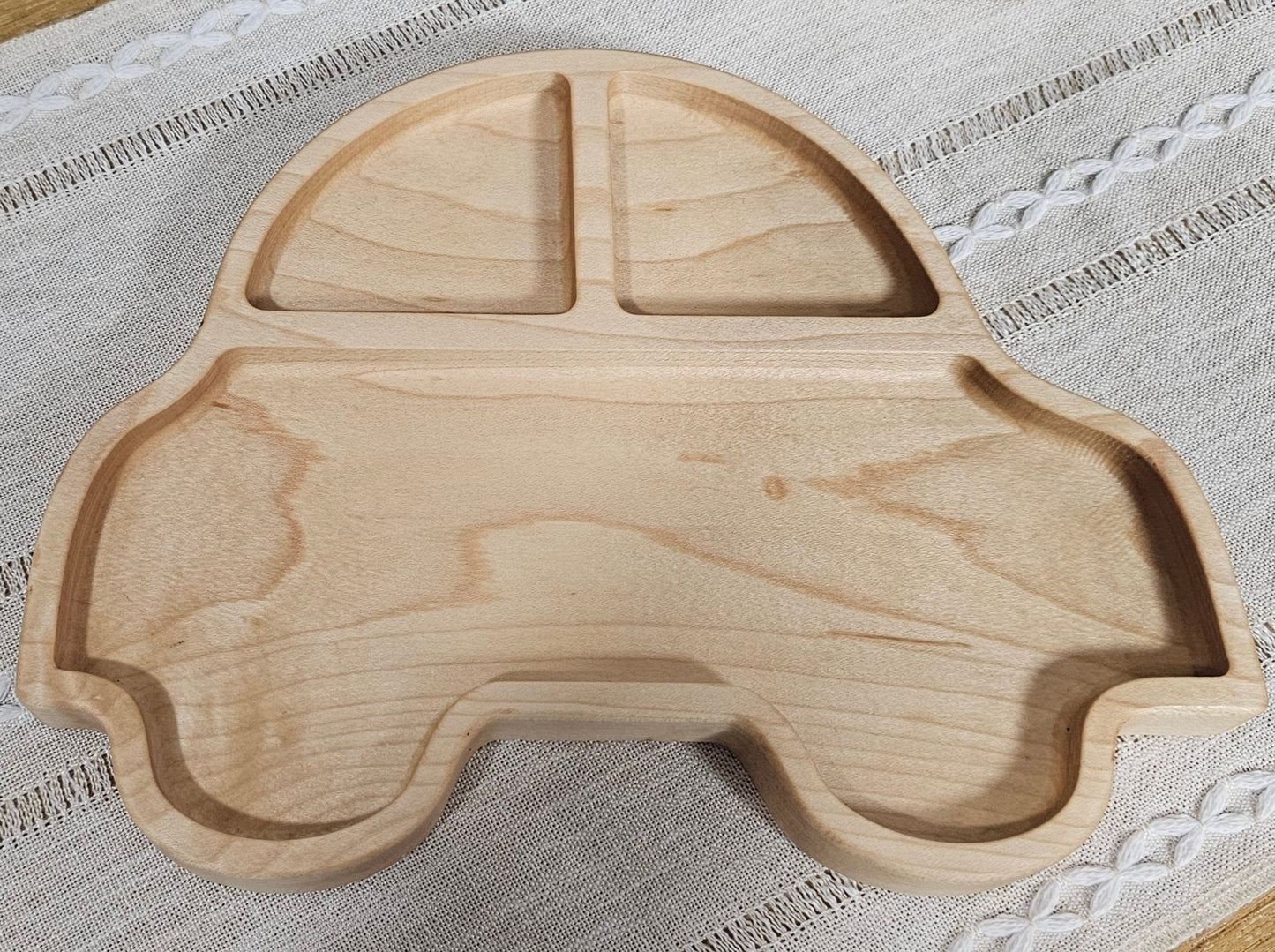 Car Wooden Shaped Plate