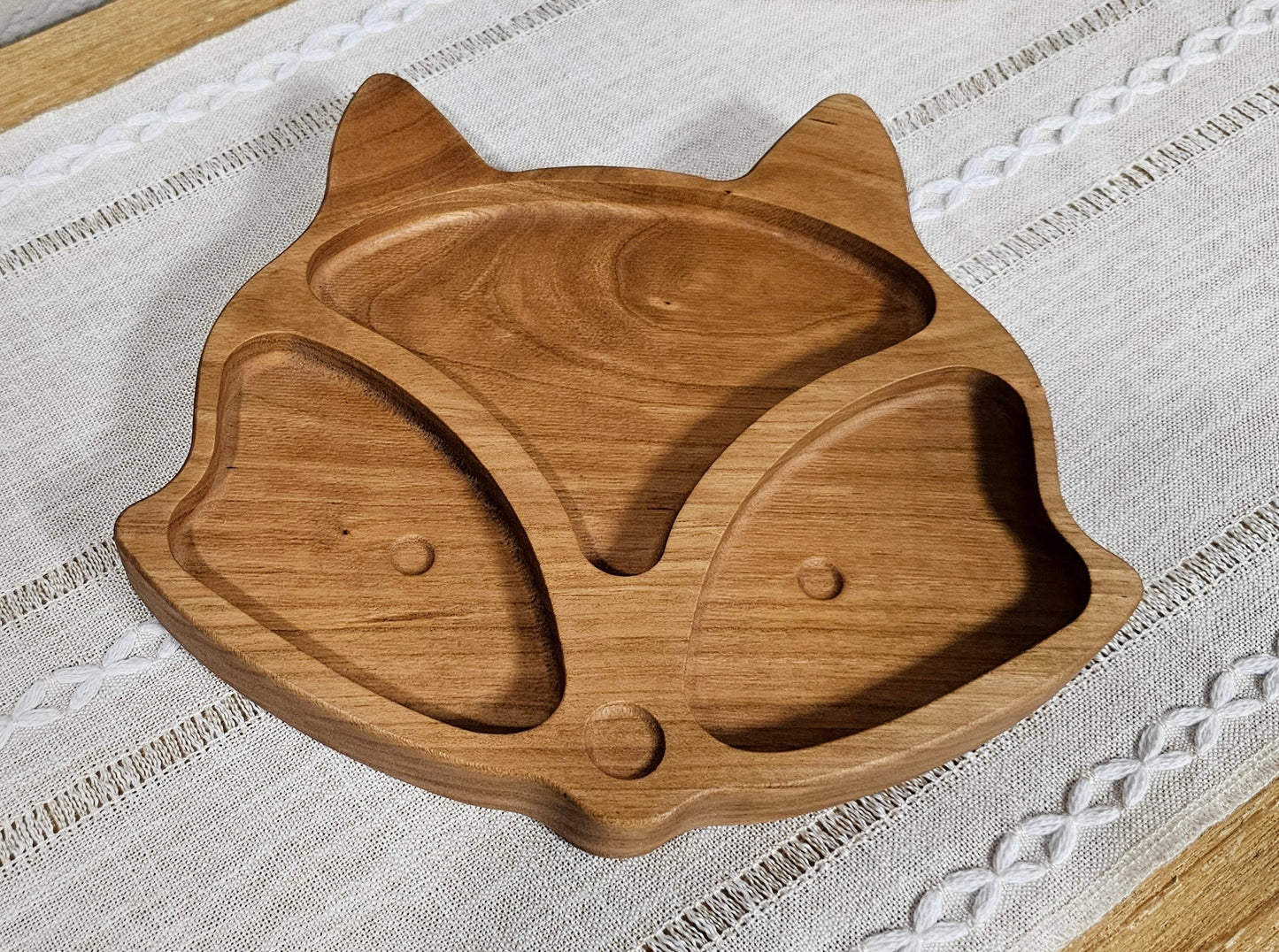 Fox Wooden Shaped Plate | 2 Size Options