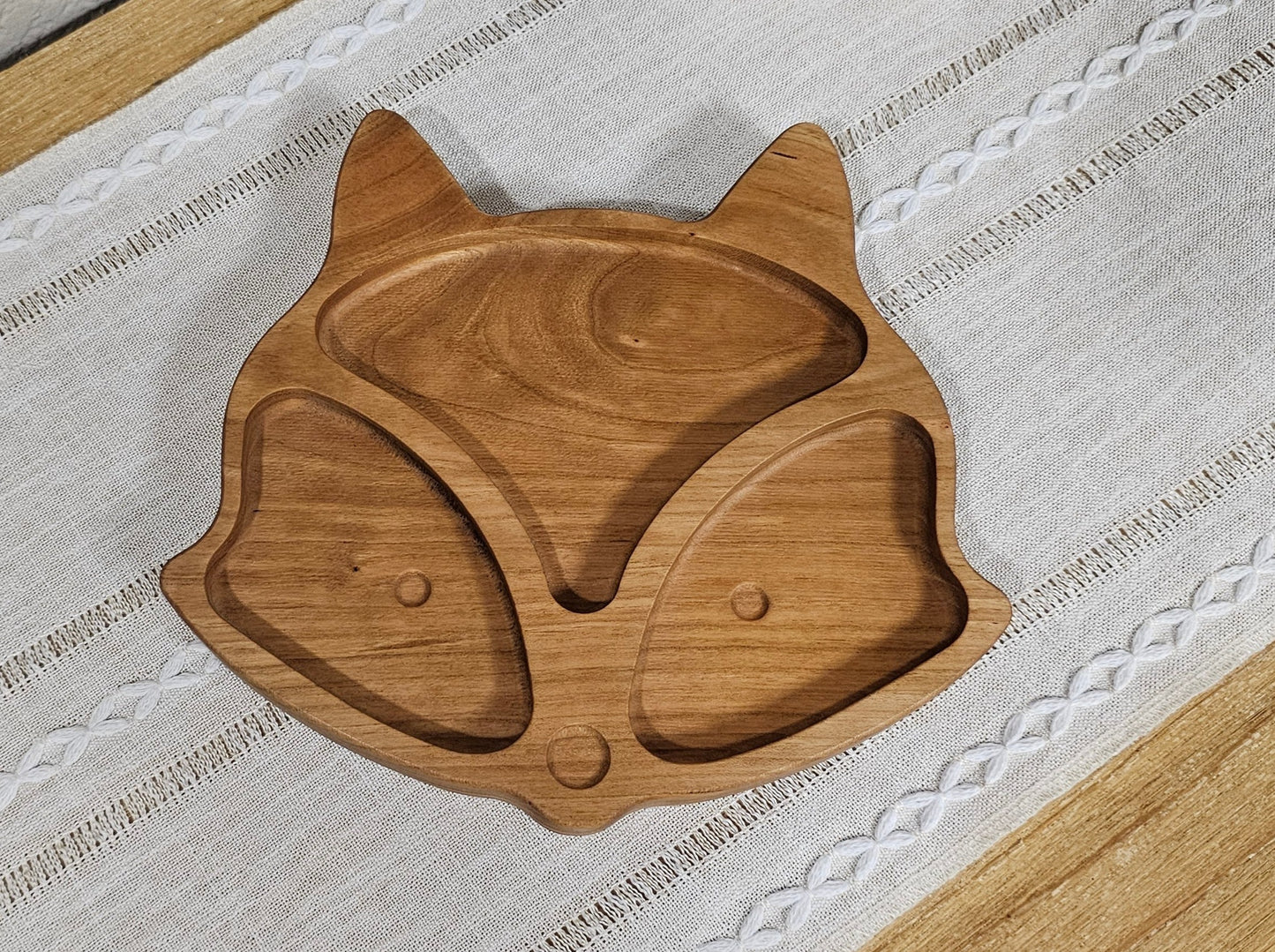 Fox Wooden Shaped Plate | 2 Size Options