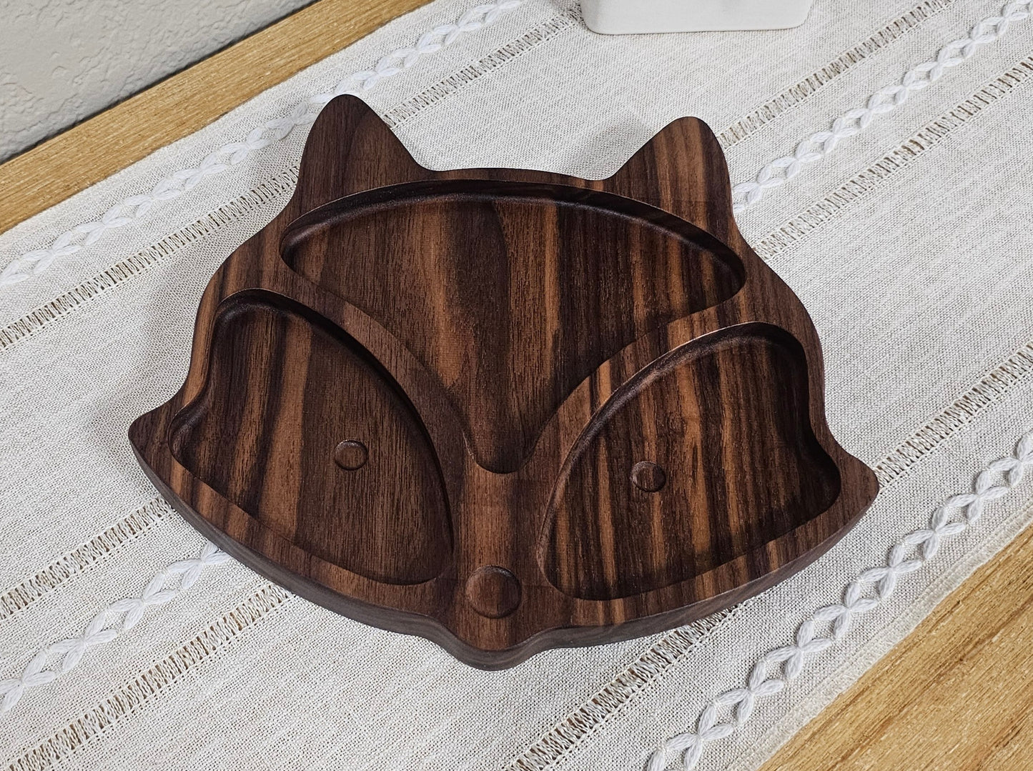 Fox Wooden Shaped Plate | 2 Size Options