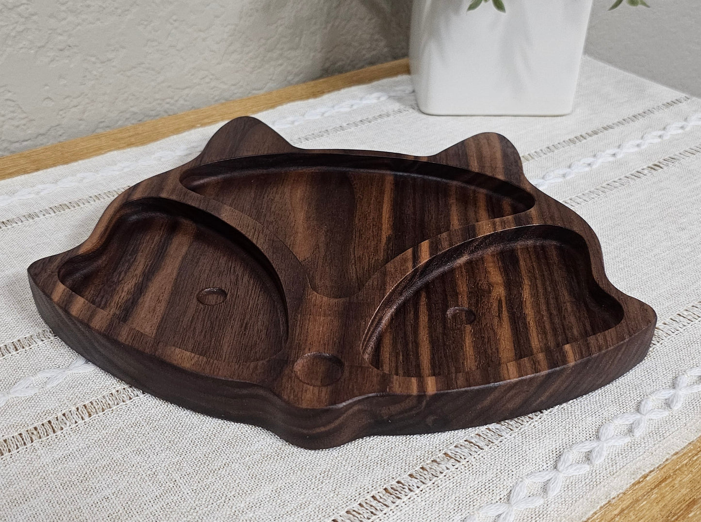 Fox Wooden Shaped Plate | 2 Size Options