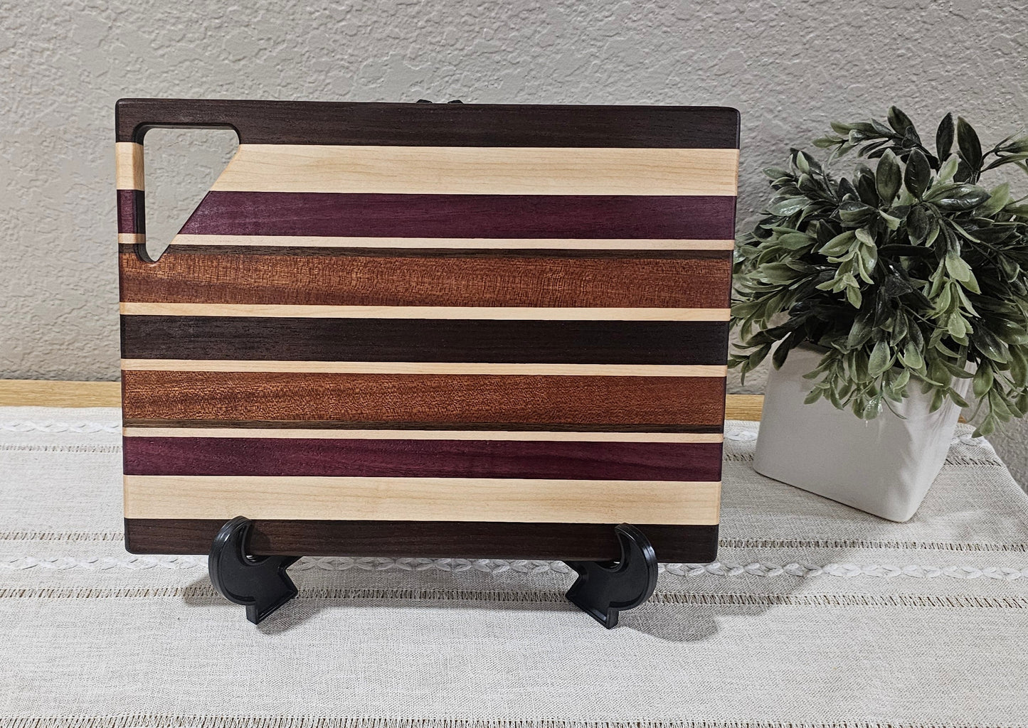 Cheese Board | Maple, Peruvian Walnut, African Sapele, & Purpleheart Woods