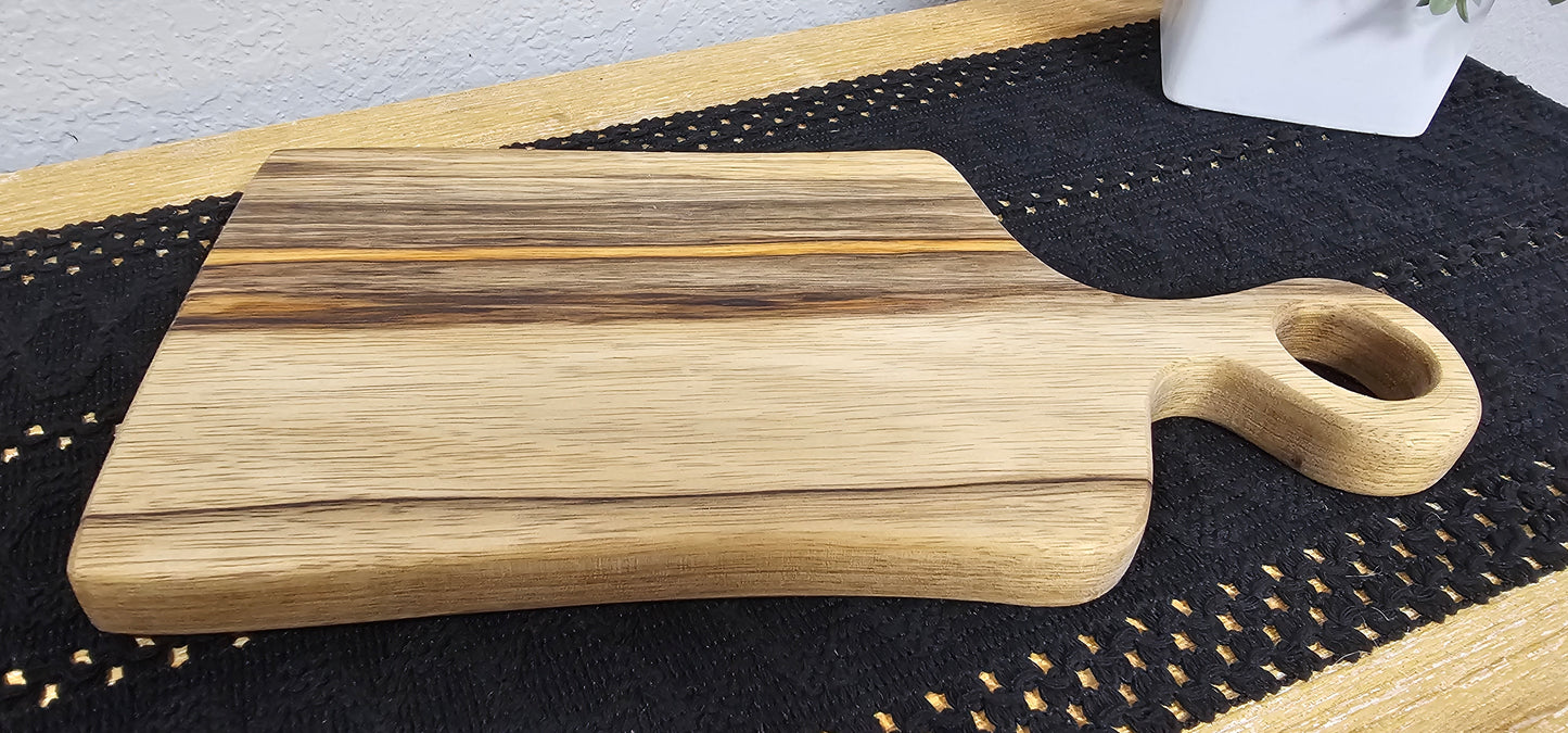 Charcuterie Board in Black Limba