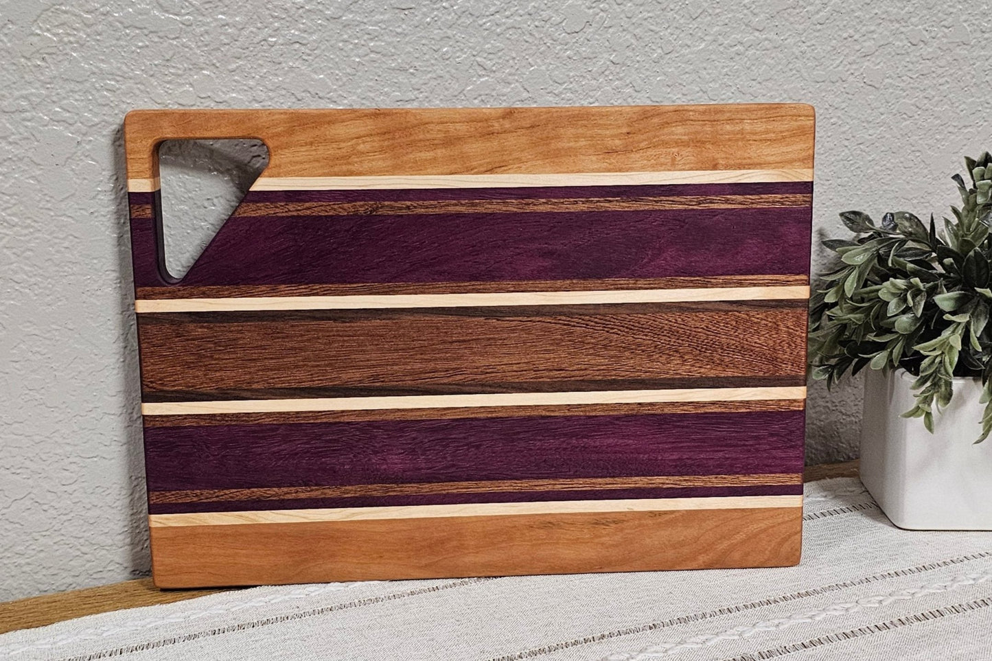 Cheese Board | Walnut, Maple, Cherry, African Sapele & Purpleheart Woods