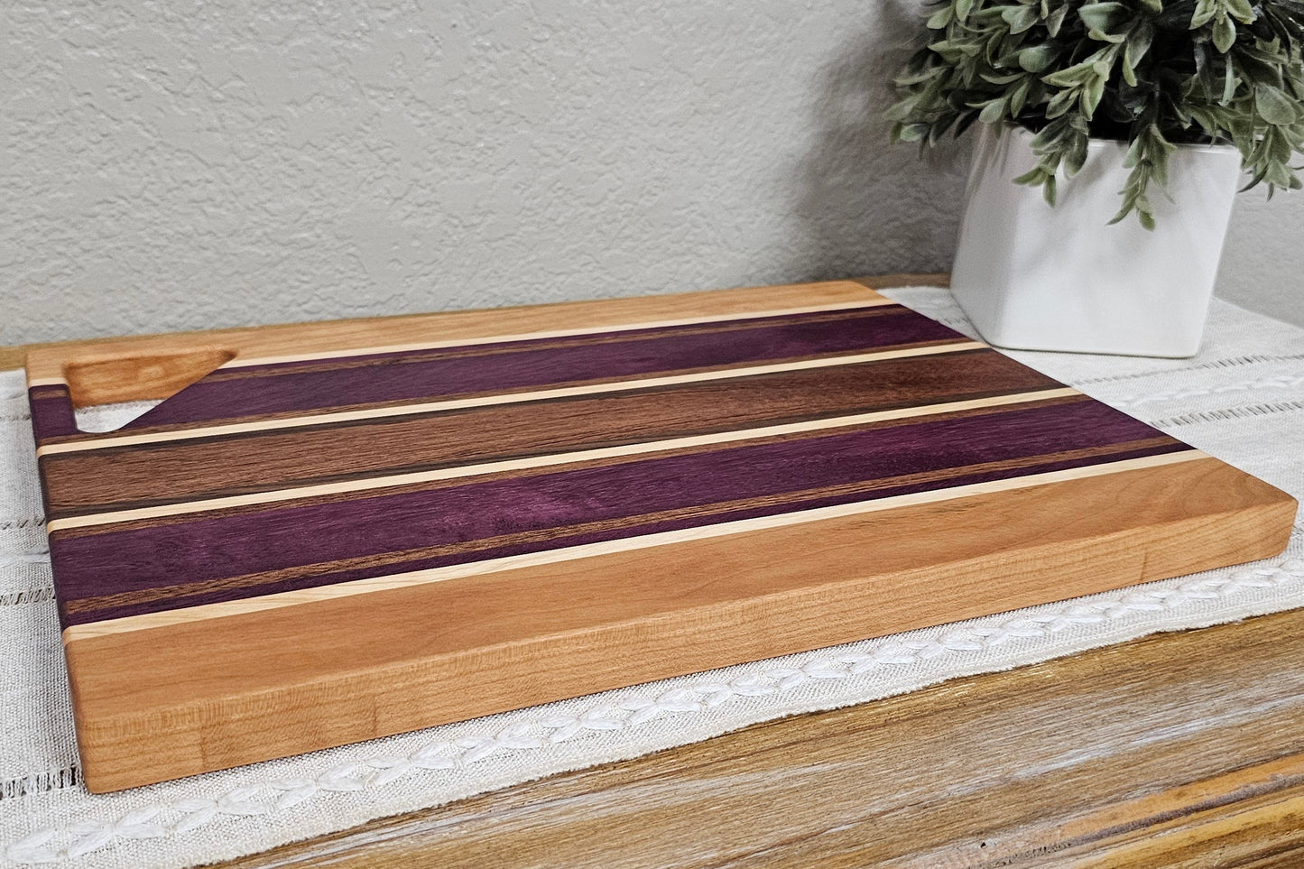 Cheese Board | Walnut, Maple, Cherry, African Sapele & Purpleheart Woods