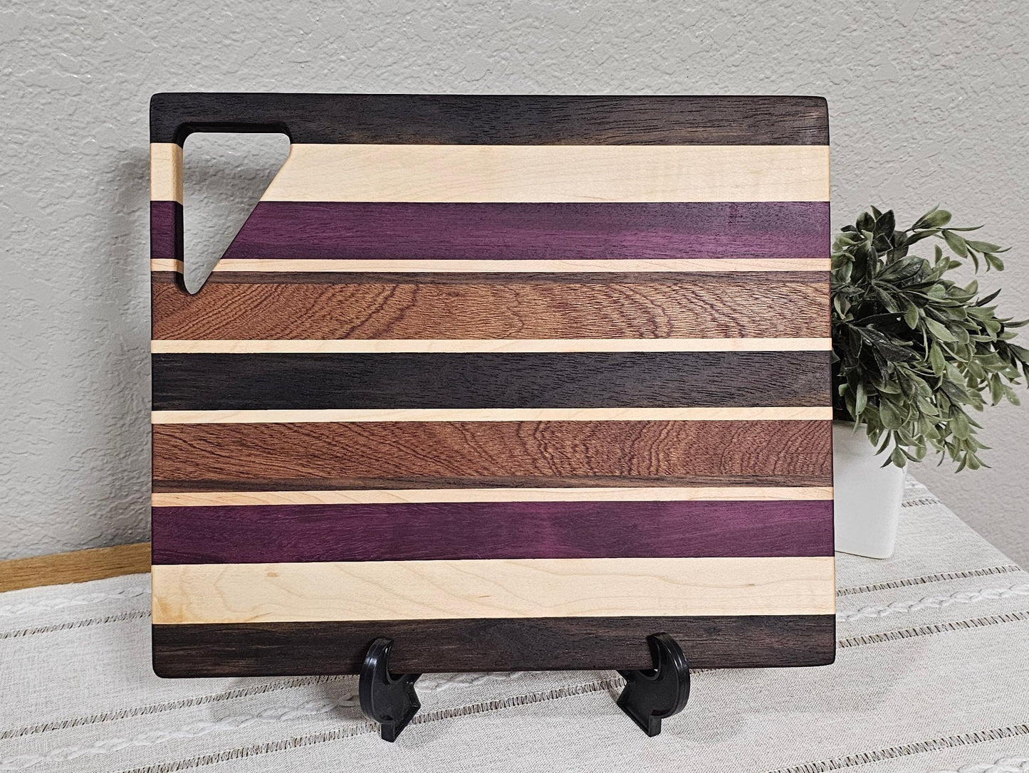 Cheese Board | Maple, Peruvian Walnut, African Sapele, & Purpleheart Woods