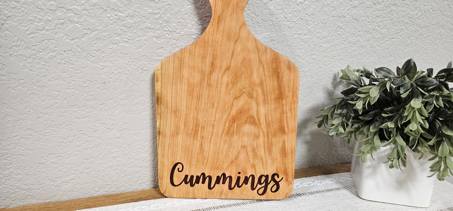 Personalized Charcuterie Board | Multiple Wood Color & Style Options