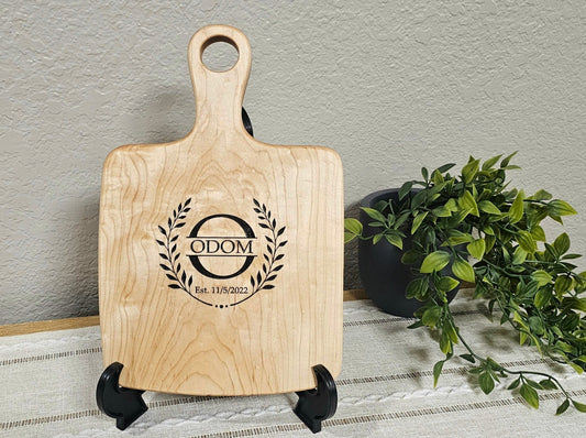 Charcuterie Board with laser engraving